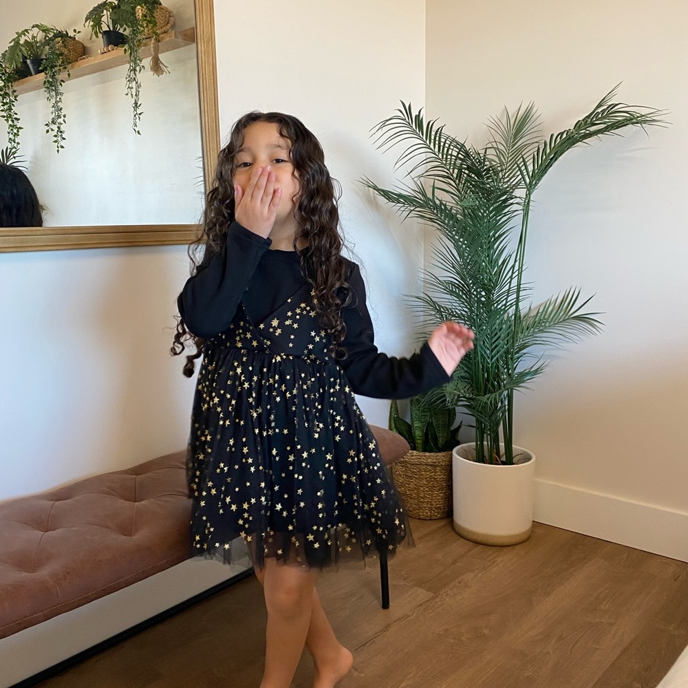 Black Estrella Sweater Dress